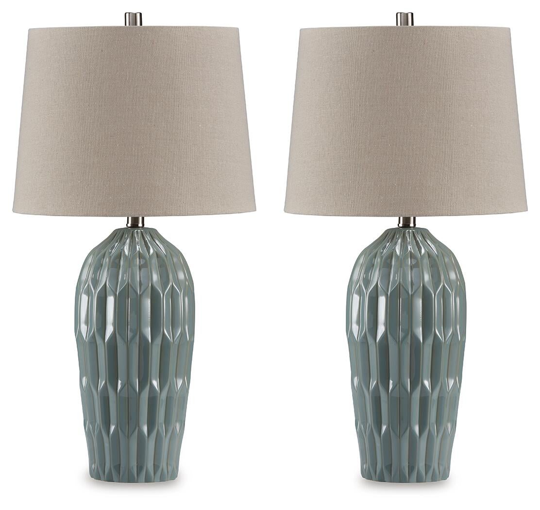 Ashley Express - Hadbury Ceramic Table Lamp (2/CN)