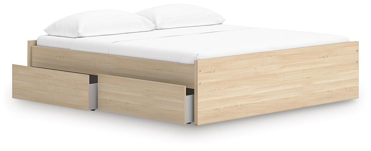 Ashley Express - Onita King Platform Bed with 2 Side Storage