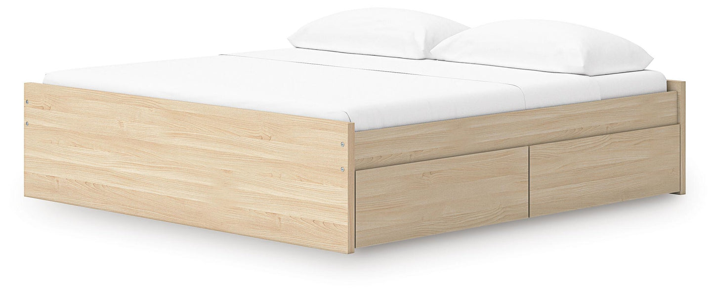 Ashley Express - Onita King Platform Bed with 2 Side Storage