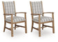 Ridgester Dining UPH Arm Chair (2/CN)