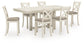 Robbinsdale Counter Height Dining Table and 6 Barstools