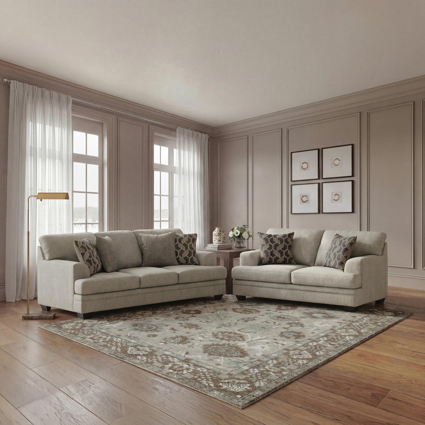 Stonemeade Sofa and Loveseat