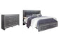 Lodanna  Panel Bed With 2 Storage Drawers With Dresser