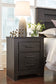 Brinxton Full Panel Bed with Mirrored Dresser, Chest and 2 Nightstands