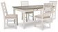 Ashley Express - Skempton Dining Table and 4 Chairs