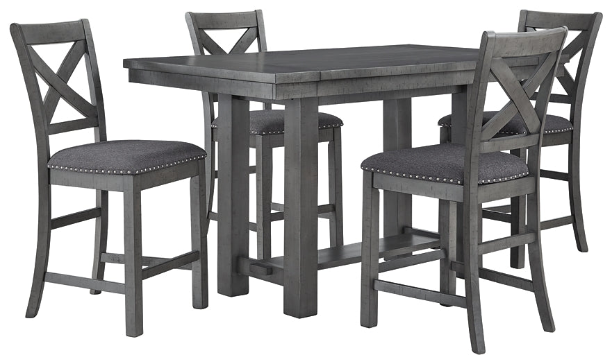 Myshanna Dining Table and 4 Chairs