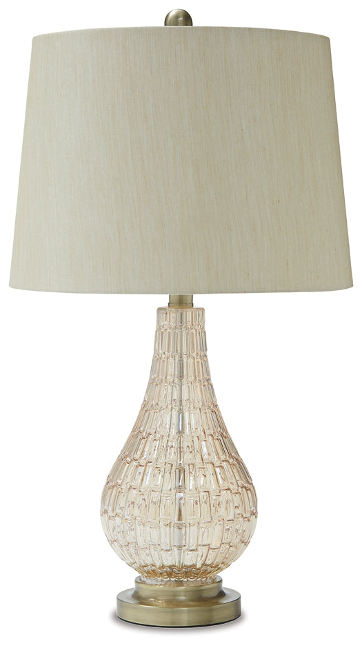 Ashley Express - Latoya Glass Table Lamp (1/CN)