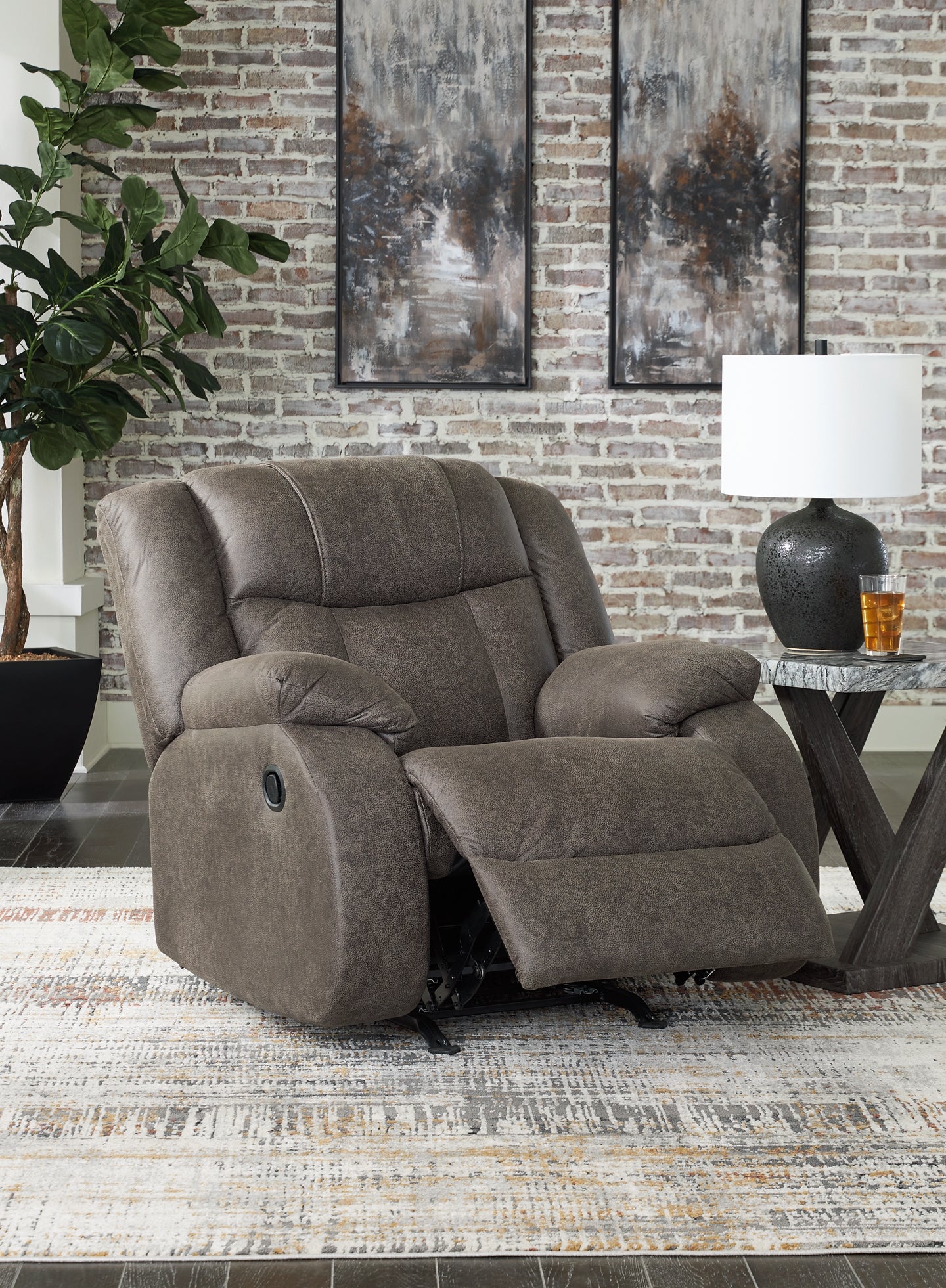 First Base Rocker Recliner B M Furniture